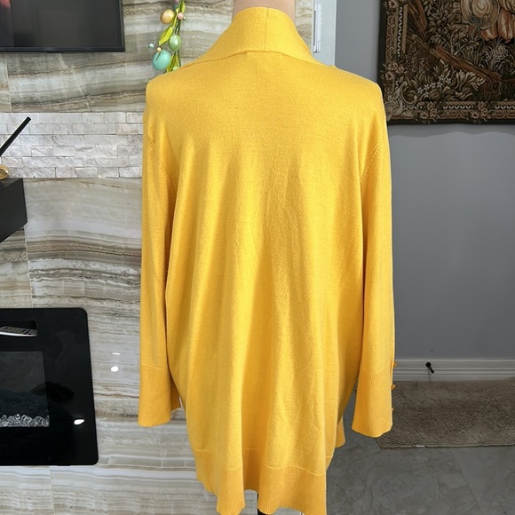 Evolution by Entro Yellow‎ Cardigan. Size XXL (902) - Picture 5 of 12